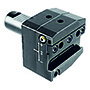 VDI50 CUT OFF HOLDER H=32 mm L=50 mm COOLANT THROUGH LH DOUBLE SERRATION ADJUSTABLE
